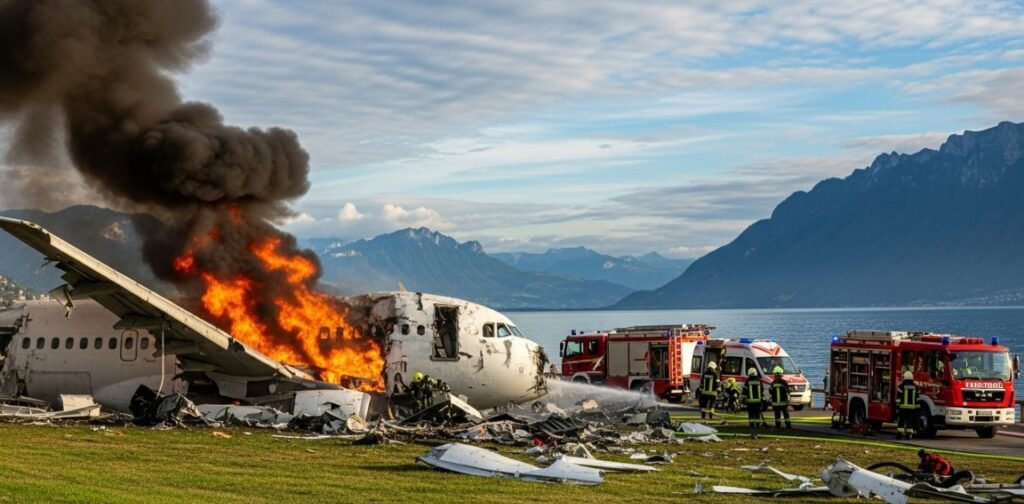 crash avion vevey